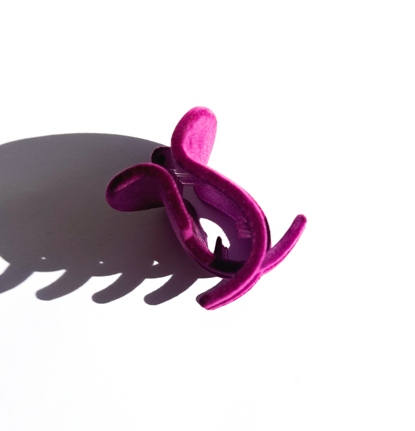 Piranha de veludo rosa