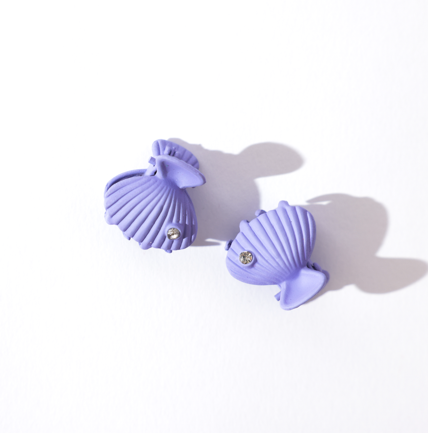 Conjunto de piranhas mini oceano concha lilás (2 unid.)