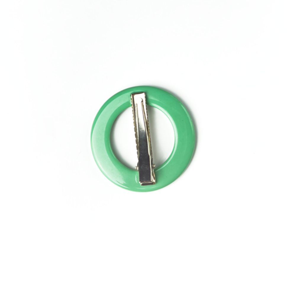 Presilha de cabelo suzana verde água