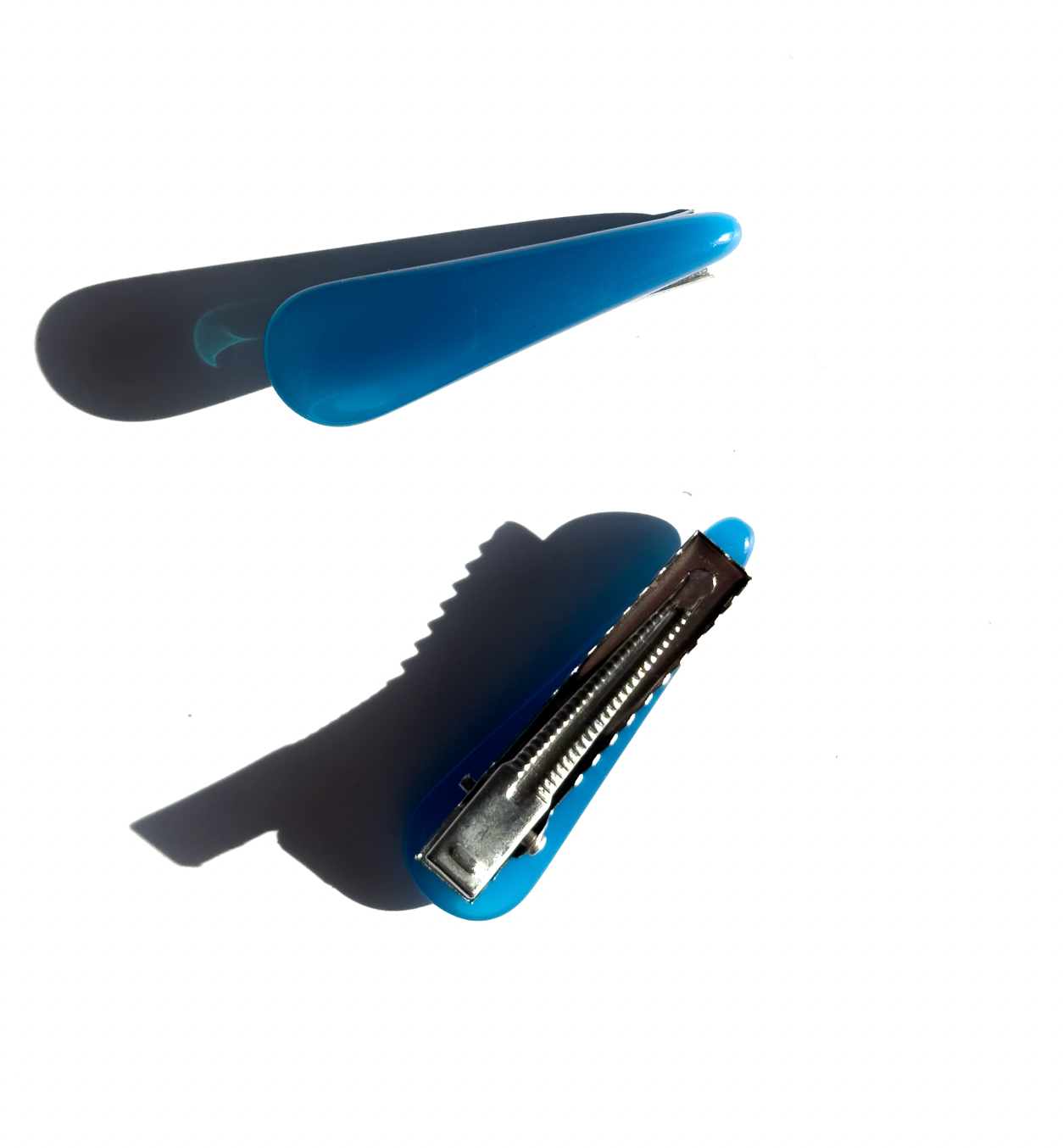 Presilha de cabelo pino azul (2 und.)