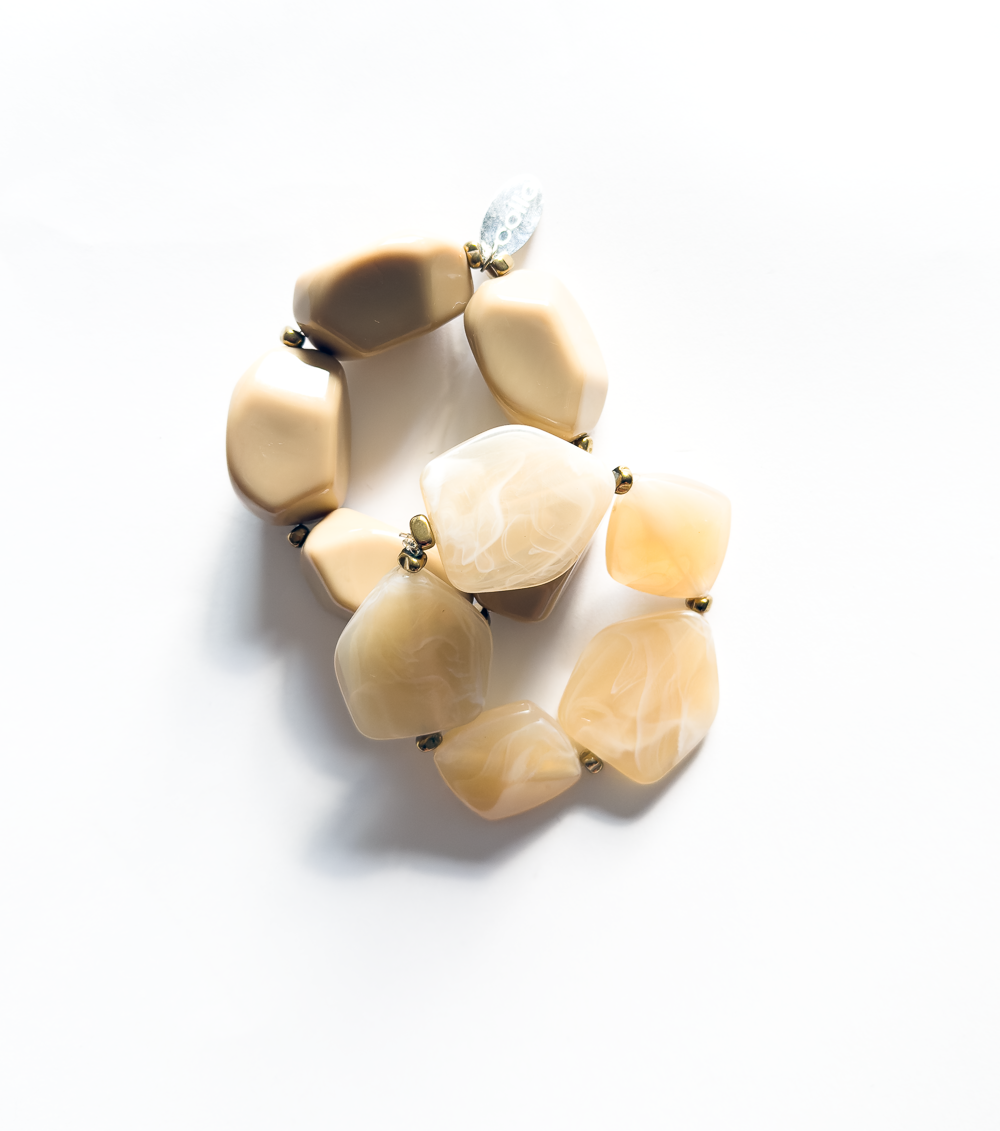 Pulseira boho nude (2und)