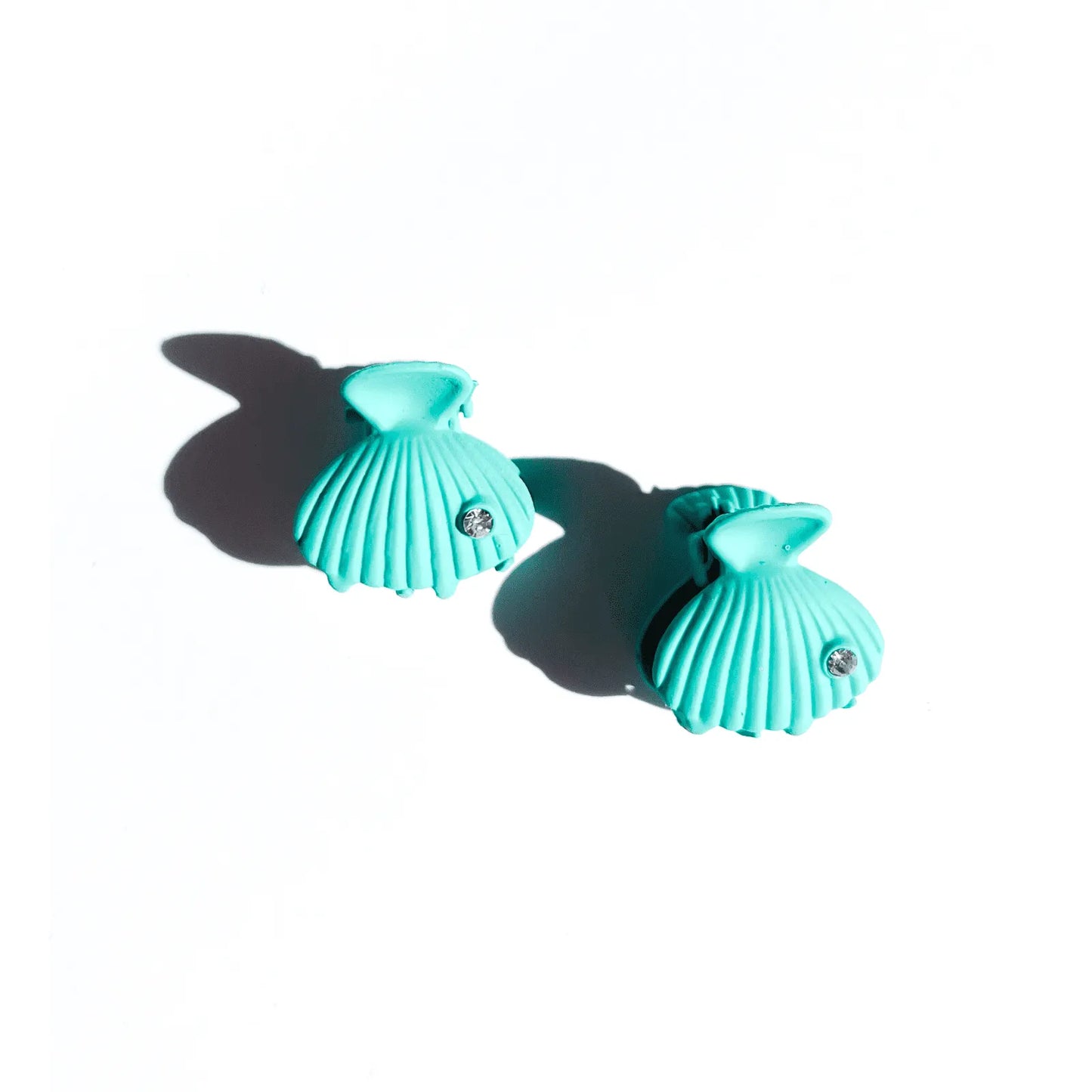 Conjunto de piranhas mini oceano concha verde (2 unid.)