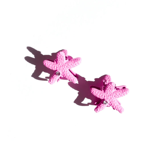 Conjunto de piranhas mini oceano estrela rosa (2 unid.)