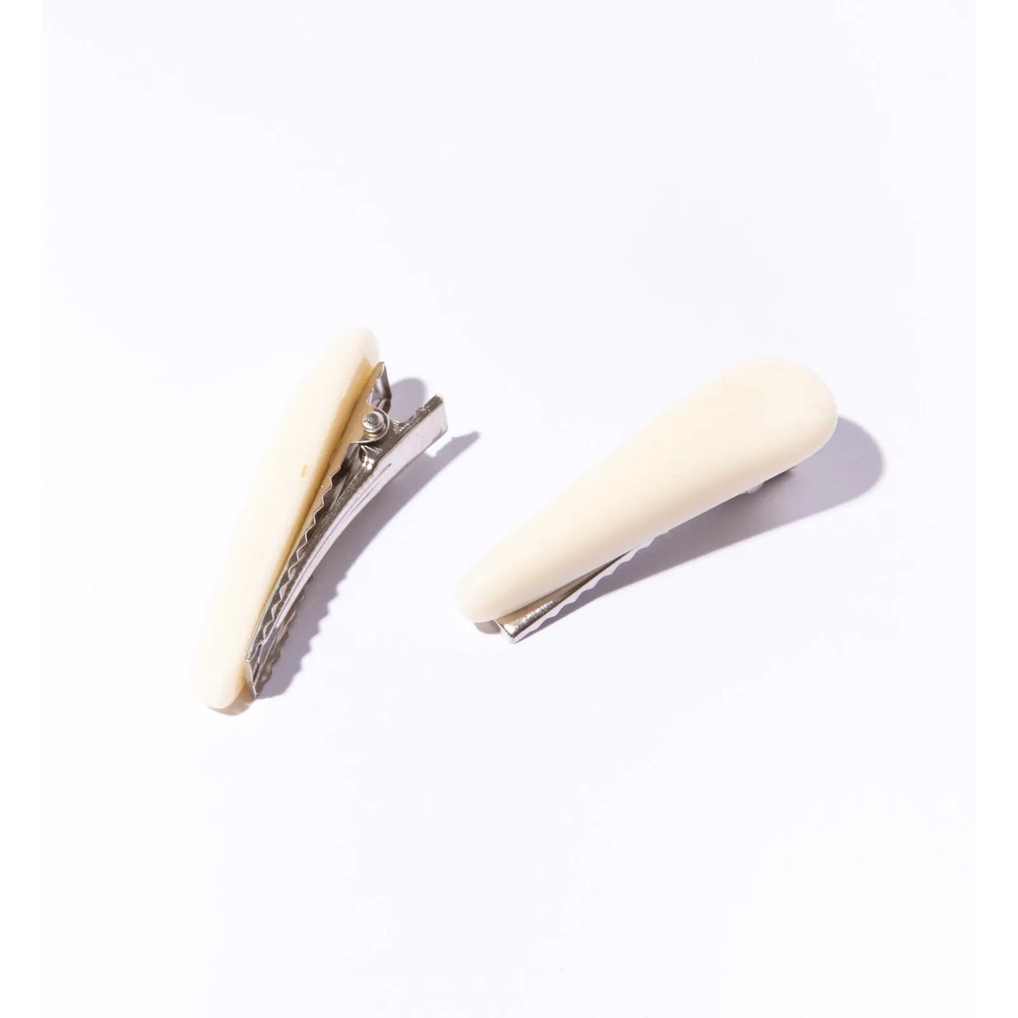 Presilha de cabelo pino branca (2 und.)