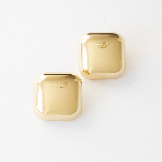 Brinco Tablete Dourado