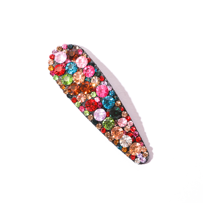 Presilha de cabelo tictac strass colorido