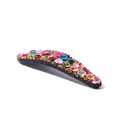 Presilha de cabelo tictac strass colorido