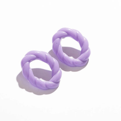 Brinco corda lilás