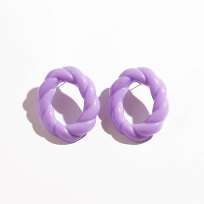 Brinco corda lilás