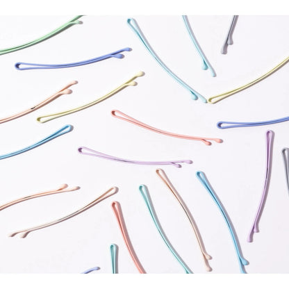 Grampo de cabelo basic rose e azul (4und.)
