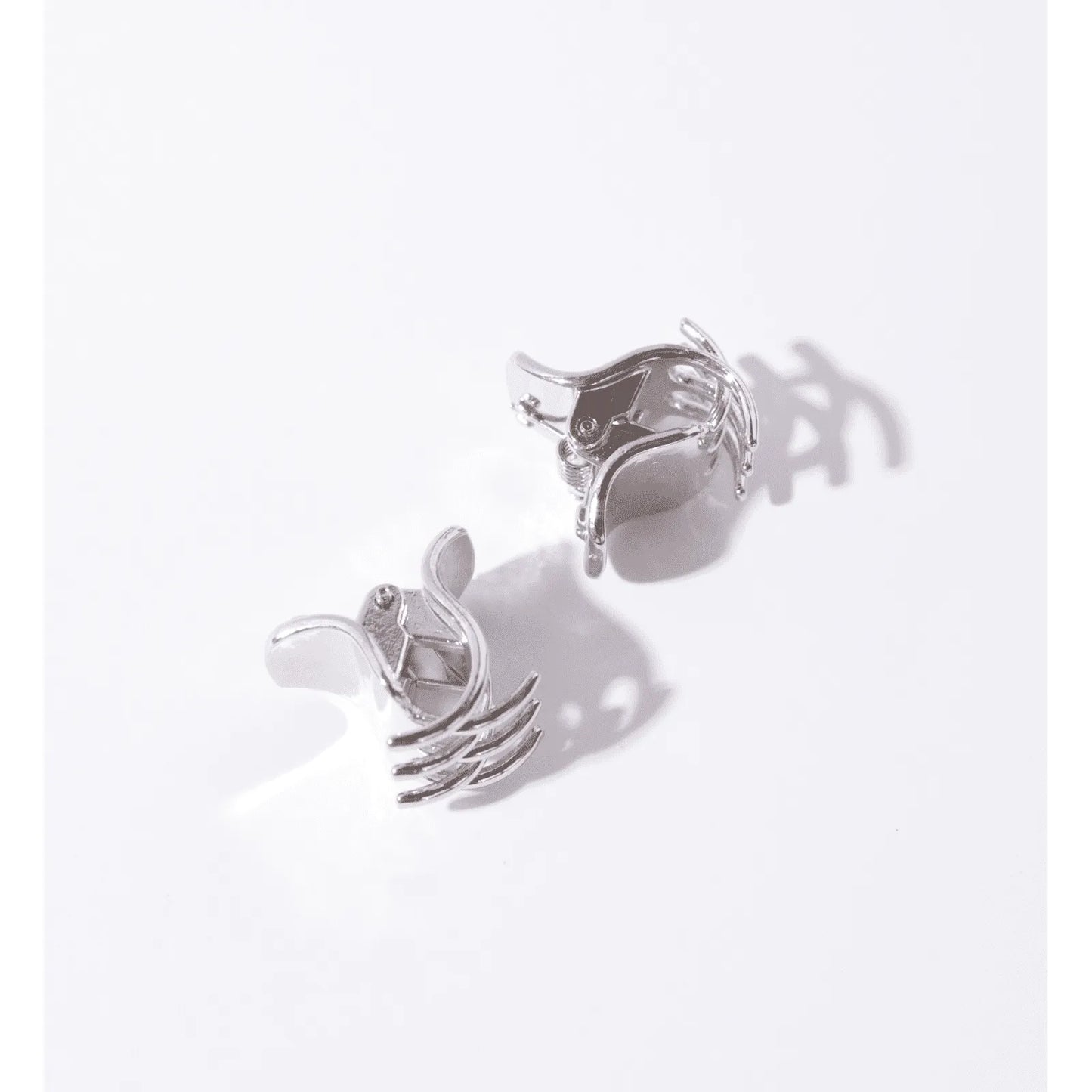 Piranha mini de metal prata (2 und.)