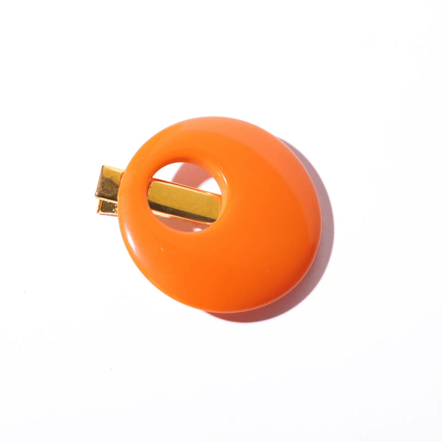 Presilha de cabelo 80's laranja