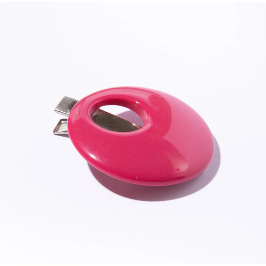 Presilha de cabelo 80's rosa