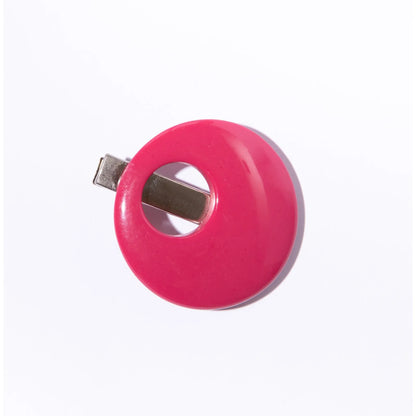 Presilha de cabelo 80's rosa