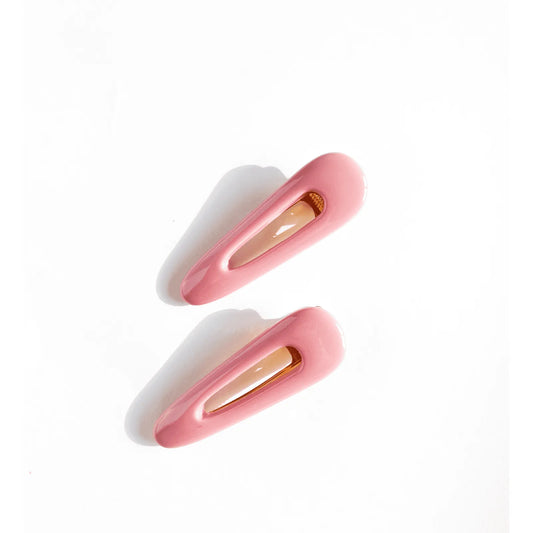 Presilha de cabelo bold rosa (2 und.)