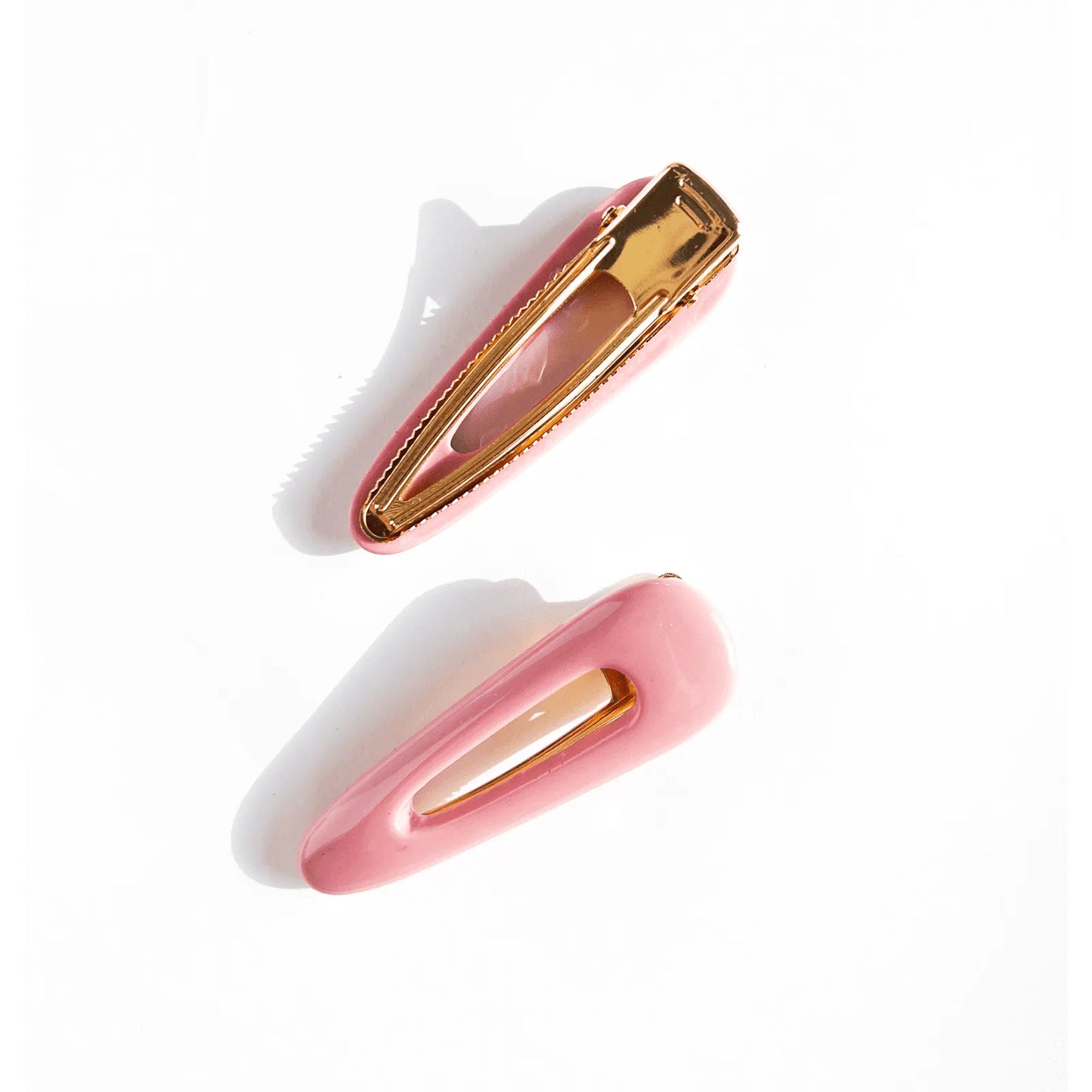Presilha de cabelo bold rosa (2 und.)
