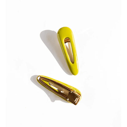 Presilha de cabelo bold verde (2 und.)