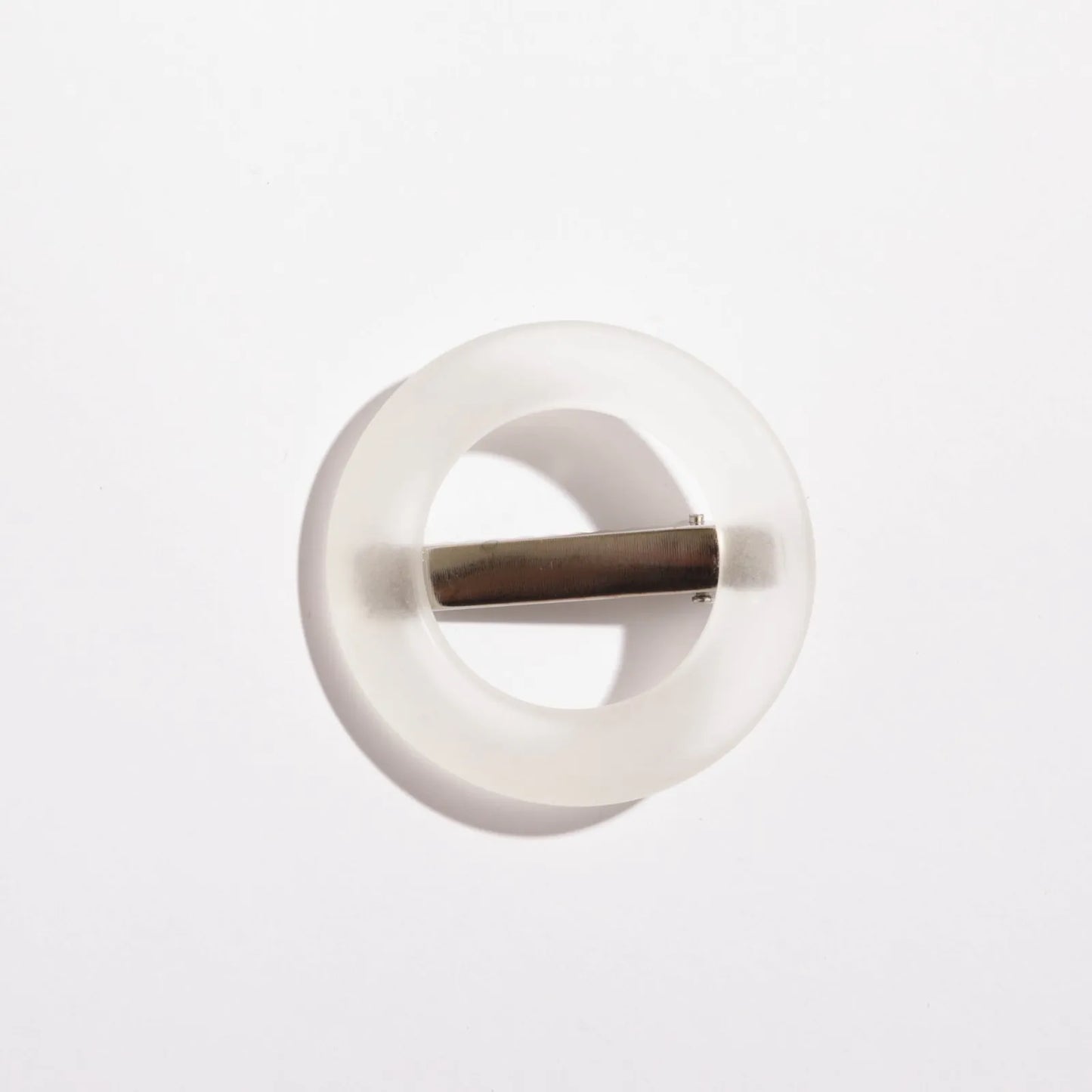 Presilha de cabelo suzana transparente fosca