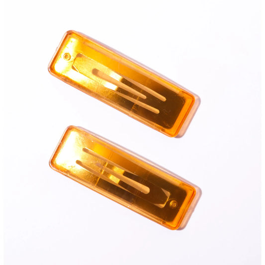 Presilha de cabelo tictac drops laranja (2und.)