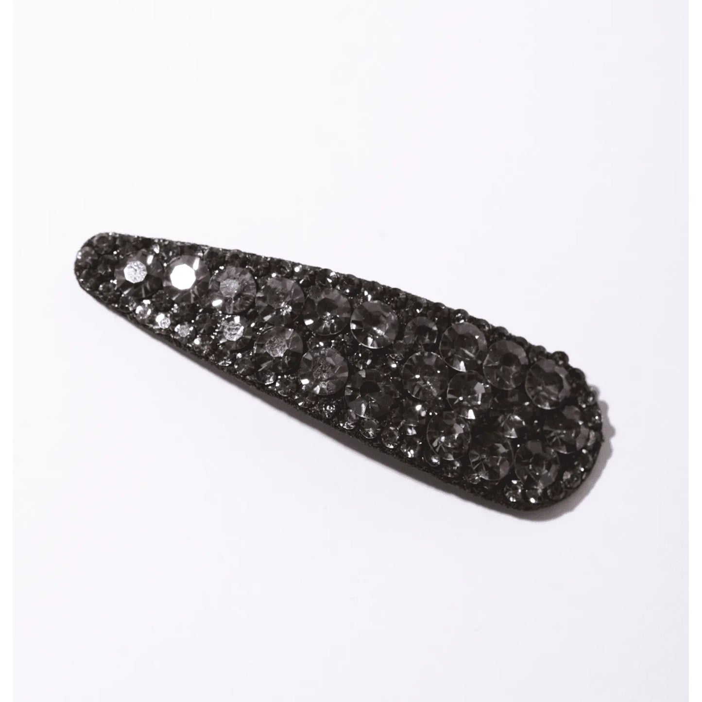 Presilha de cabelo tictac strass chumbo