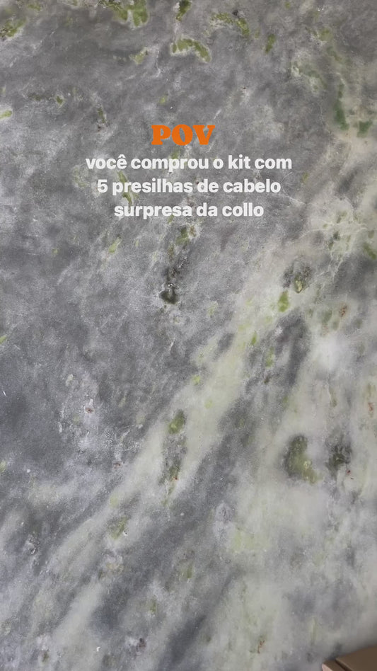 5 acessórios de cabelo por R$100
