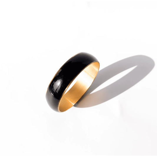 Pulseira Vintage Preta e Dourada